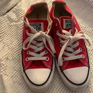 Classic Red Low Top Converse